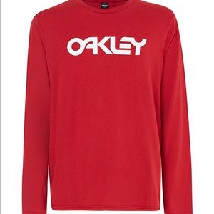 Oakley Mens Long Sleeve Red